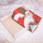 ART DECO Gift Box for Christmas - Santa Claus and His Reindeer