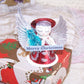 Upcycled Made in Japan Christmas Ornament - Angel Carrying Tree