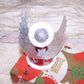 Upcycled Made in Japan Christmas Ornament - Angel Carrying Tree
