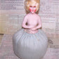 Art Deco Boudoir Pin Cushion Doll - German Composition | Lady with Blonde Hair