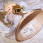 Upcycled Made in Japan Christmas Angel Ornament in Gold