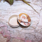 Repurposed Antique French Pharmacy Pill Box | Santa Claus - MERRY CHRISTMAS