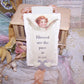 Upcycled Celluloid Angel Bookmark - Blessed Are the Pure in Heart