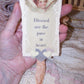 Upcycled Celluloid Angel Bookmark - Blessed Are the Pure in Heart