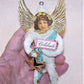 Victorian Revival Spun Cotton Angel Ornament | CELEBRATE