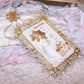 One of a Kind Holiday Ornament Decoration - Guardian Angel Watching Over Baby