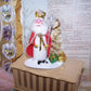 Upcycled Japan Father Christmas Pere Noel Saint Nicholas Mantel Decoration