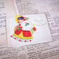 Pack of 8 "Do Not Open" Christmas Seals - 2 Designs / Santa and Little Girl