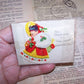 Pack of 8 "Do Not Open" Christmas Seals - 2 Designs / Santa and Little Girl
