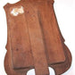 Antique Nice, France Olive Wood Picture Frame - Painted Violets and Daisies