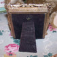 Framed Antique Victorian First Communion Die Cut and Religious Card