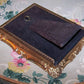 Framed Antique Victorian First Communion Die Cut and Religious Card