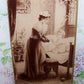 Antique Victorian Mother & Child Nursery Image under Glass Frame
