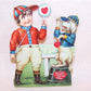 Art Deco German Mechanical Valentine - Horse Racing Jockey with Dog