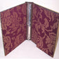 Italian Tole Handpainted Wood Looseleaf Binder - Floral Design