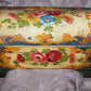 Italian Tole Handpainted Wood Box - Flower Floral Decoration