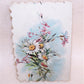 Unused Antique Victorian Greeting Card with Catherine Klein Florals