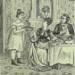Antique trade? card that would have been considered humorous back in the old days. Entitled "How Biddy Serve the Tomatoes Undressed."  Perfect for framing.