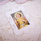 Antique Paper Lace Religious Prayer Card - Infant Jesus