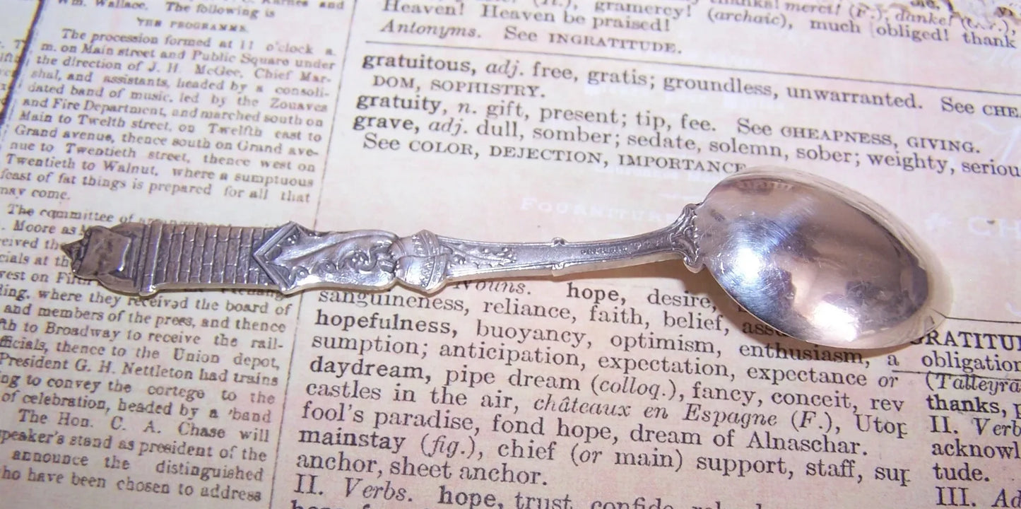 Gorham Sterling Silver Demitasse Spoon - Night Before Christmas Santa Claus