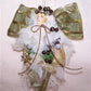 Victorian Revival Mixed Media Angel Christmas Ornament | Olive Green & Gold