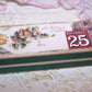 Upcycled Merry Christmas Special December 25th themed French pharmacy box.  3-1/8" x 1" x 7/8" deep approx. Shabby chic appearance.  ONE OF A KIND!