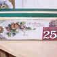 Upcycled Merry Christmas Special December 25th themed French pharmacy box.  3-1/8" x 1" x 7/8" deep approx. Shabby chic appearance.  ONE OF A KIND!