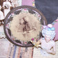 Boudoir Picture Frame with Antique French Ribbonwork Rococo Trim