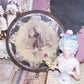 Boudoir Picture Frame with Antique French Ribbonwork Rococo Trim